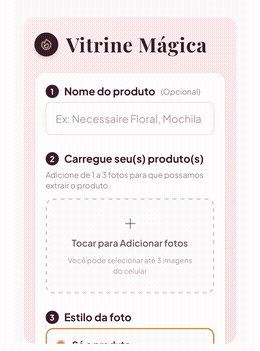 Demonstração da ferramenta Gerador de Mockup funcionando